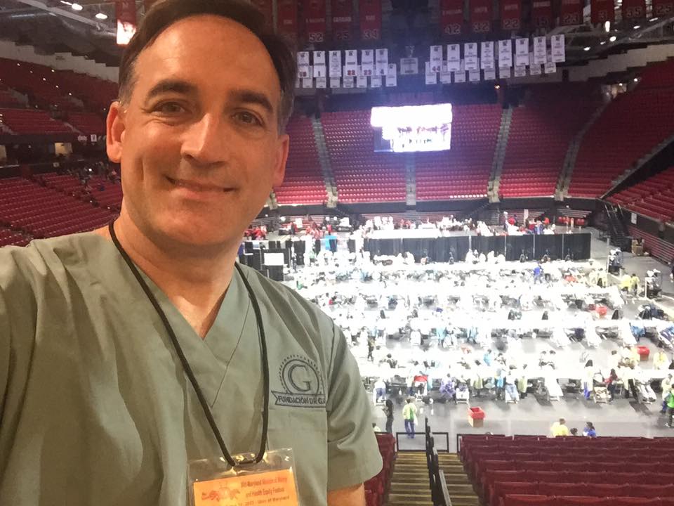 Dr. Walter M. Mazzella at Mission of Mercy in September 2017