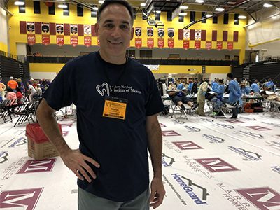 Dr. Walter M. Mazzella at Mission of Mercy, July 2018